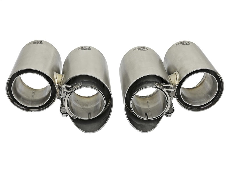AFE 49C36416-P orce-Xp 304 SS OE Exhaust Tips Polished 12-16 fits Porsche 911 (