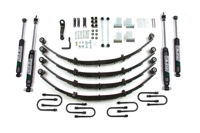 Zone Offroad ZONJ28N 87-95 fits Jeep YJ 4in (w/ PS)