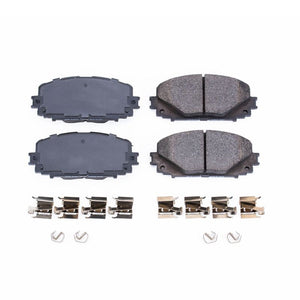 PowerStop 17 fits Toyota Yaris Front Z17 Evolution Ceramic Brake Pads w/Hardware