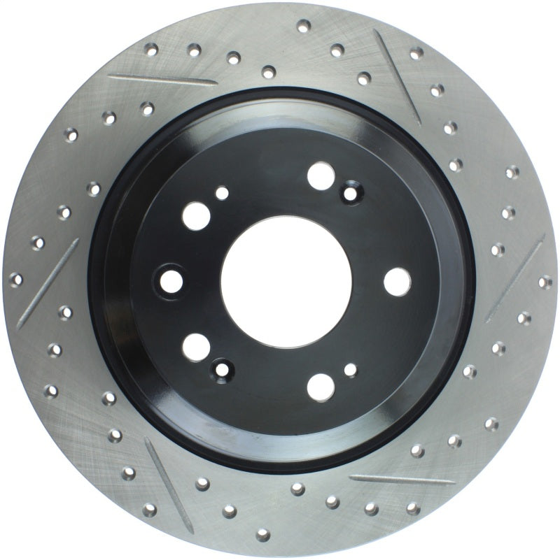 Stoptech 127.40074L Slotted & Drilled Sport Brake Rotor
