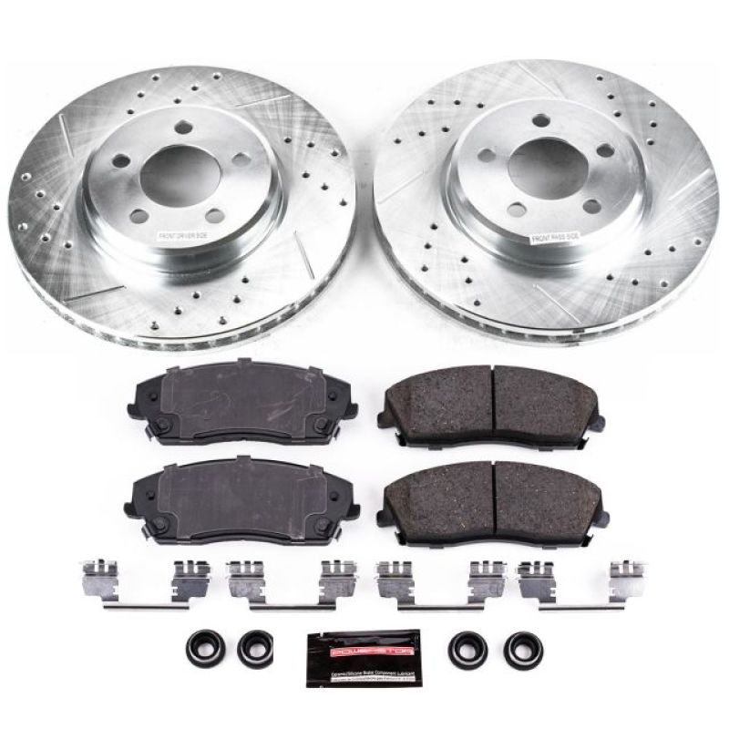 PowerStop K1714 fits Chrysler 05-19 300 Front Z23 Evolution Sport Brake Kit