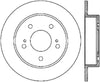 Stoptech 127.42062CL 94-98 Nissan 240SX Slotted & Drilled Cryo Brake Rotor - Rear Left