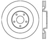 Stoptech 126.62102CSL Power Slot 06-10 fits Corvette (Z06) / 10 Corvette Grand Sport Front Left Slotted CRYO Rotor
