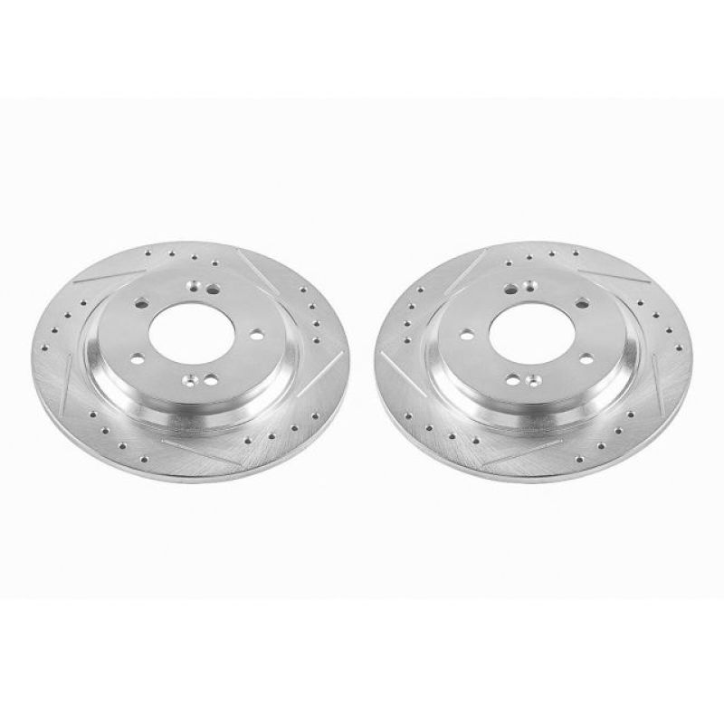 PowerStop fits Hyundai Azera Rear Evolution Drilled & Slotted Rotors - Pair