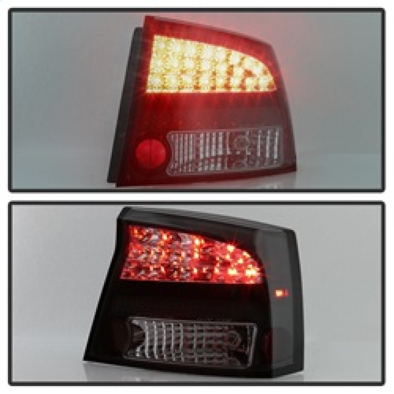 Spyder 5084408 fits Dodge 06-08 Charger LED Tail Lights - Black Smoke ALT-YD-DC