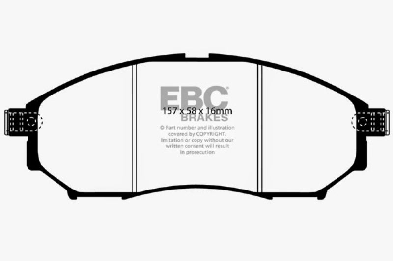 EBC DP21671 fits Infiniti 08-13 EX35 3.5 Greenstuff Front Brake Pads