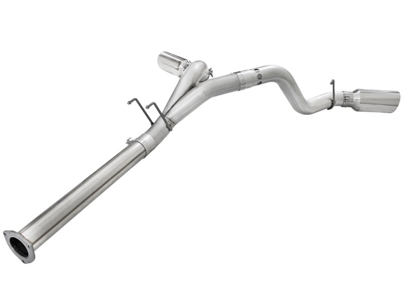 AFE 49-03065-P Exhaust 4in DPF-Back Exhaust Aluminized Steel Polished Tip 11-14