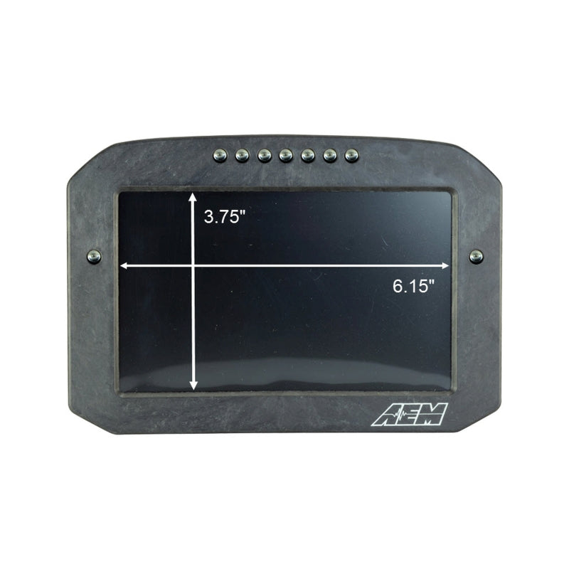 AME 30-5703F CD-7LG Carbon Logging Flush Digital Dash Display w/ Internal 20Hz
