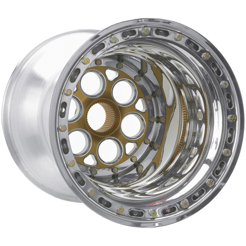 Weld  735-51535 Magnum Sprint 15x15 / 42-Spline / 5in. BS Gold Wheel - Inner Bea