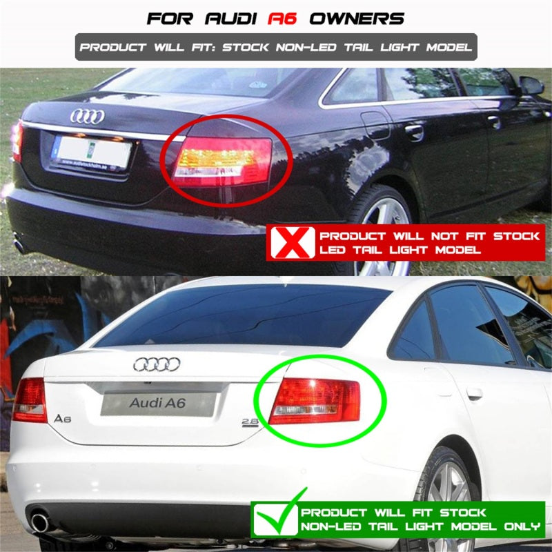 Spyder 5079602 fits Audi 05-08 A6 4Dr Sedan( not fit Quattro) Light Bar LED Tai