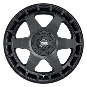 Weld Off-Road Ridge 20x9 - 8x180 BP - ET0 - 124.3mm CB - Satin Black Wheel