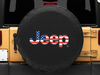 Officially Licensed fits Jeep 66-18 oljJ157895D CJ5/ CJ7/Wrangler YJ/ TJ/JK American Flag Logo Spare Tire Cover-32In