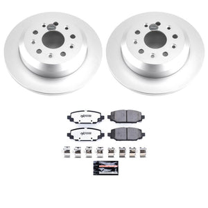 Power Stop 18-25 Jeep Wrangler Rear Z36 Coated Truck & Tow Brake Kit