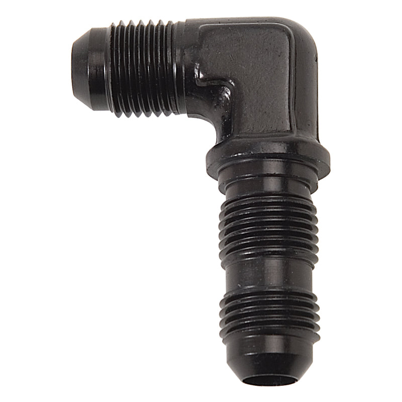 Russell 661253 Performance -6 AN 90 Degree Flare Bulkhead (Black)