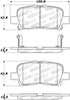 Stoptech 308.0865 Street Brake Pads