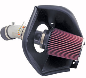 K&N Engineering 69-8615TS K&N 08-09 Scion xD L4-1.8L Silver Typhoon Short Ram Intake