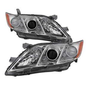 9029769 Xtune fits Toyota 07-09 Camry OEM Style Headlights Chrome HD-JH-TCAM07