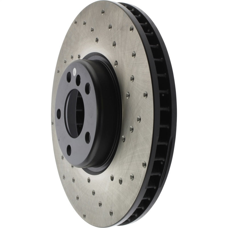 Stoptech 128.34126CL 12-18 BMW 650i Cryo Drilled Sport Left Front Rotor
