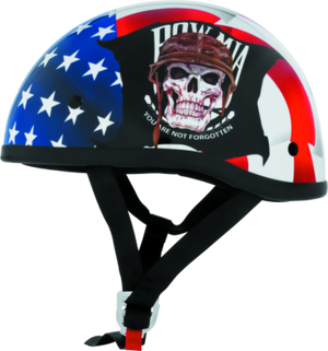 Bikers Choice 646958 Skid Lids POW MIA Original Helmet - Medium