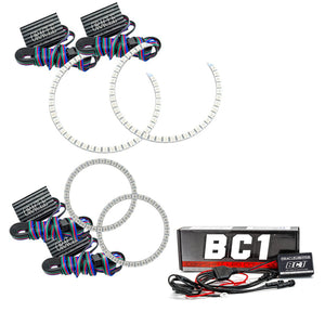 ORACLE Lighting 2291-335 Oracle fits Mercedes Benz C-Class 08-11 Halo Kit - ColorSHIFT w/ BC1 Controller