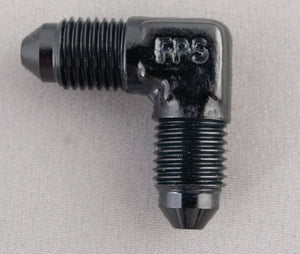 Fragola 482112-BL -12AN x 90 Degree Union Fitting - Black