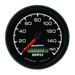 AutoMeter 5988 Autometer ES 85.7mm In-Dash Speedometer Elec. Programmable 160mph Gauge