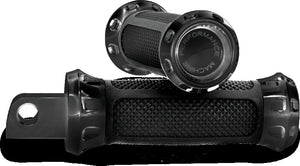 Performance 0035-1158-B Machine Footpegs Overdrive - Black Ano