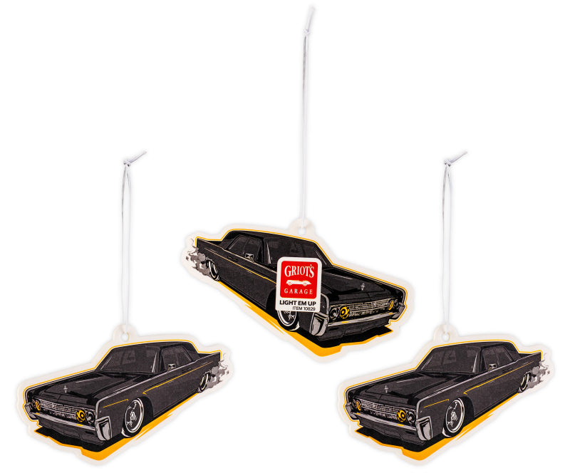 Griots Garage 10829 Stinky-Be-Gone Hanging Air Freshener - Light Em Up