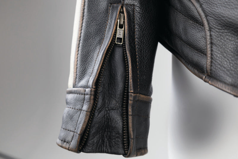 Kuryakyn 094388 Kuryakyn Leather By River Road Dame Vintage Leather Jacket Black Womens - Small