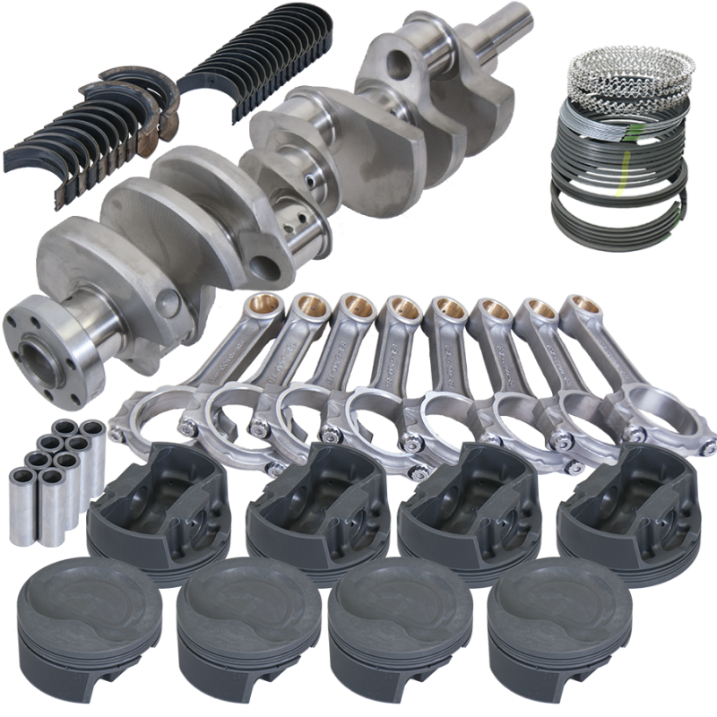Eagle 64040060 fits Ford 289/302 3.400in Crank 5.400in I-Beam Rods -16cc 4.060in Pistons Rotating Assembly
