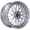 BBS LM230DSPK LM 20x9.5 5x120 ET37 Diamond Silver Center Diamond Cut Lip Wheel -82mm PFS/Clip Required