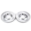 PowerStop fits Nissan 03-04 Frontier Front Evolution Drilled & Slotted Rotors -