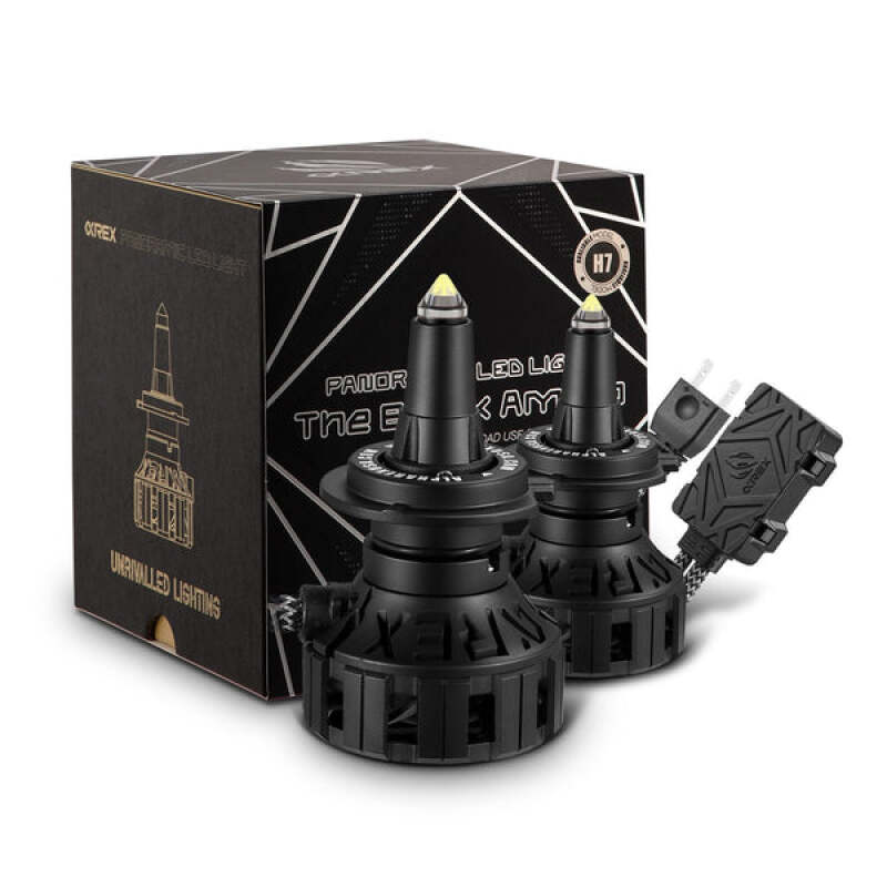 AlphaRex 110011 Black Ammo Panoramic LED Light Bulbs - H11