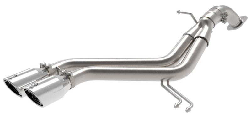 AFE 49-37019-P  13-17 fits Hyundai Veloster L4-1.6L 2-1/2in 304 SS Axle-Back Ex