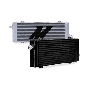 Mishimoto MMOC-SP-MBK Universal Medium Bar and Plate Cross Flow Black Oil Cooler