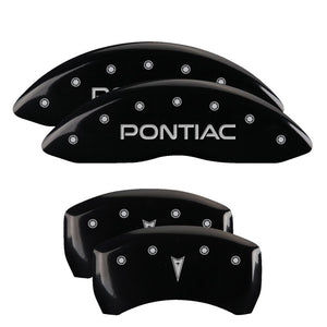MGP 18028SPONBK 4 Caliper Covers 98-02 fits Pontiac Firebird (Ex WS6) Front Pont