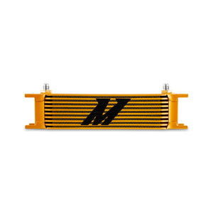 Mishimoto MMOC-10-6GD Universal -6AN 10 Row Oil Cooler - Gold