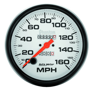 AutoMeter 5895 Autometer Phantom 5in 160 MPH In-Dash Mechanical Speedometer