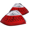 ANZO 221143 2007 fits Honda 06-20 Accord Taillights Red/Clear