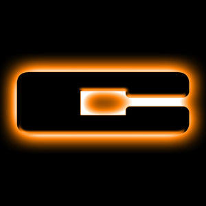 ORACLE Lighting 3141-C-005 Universal Illuminated LED Letter Badges - Matte Blk Surface Finish - C