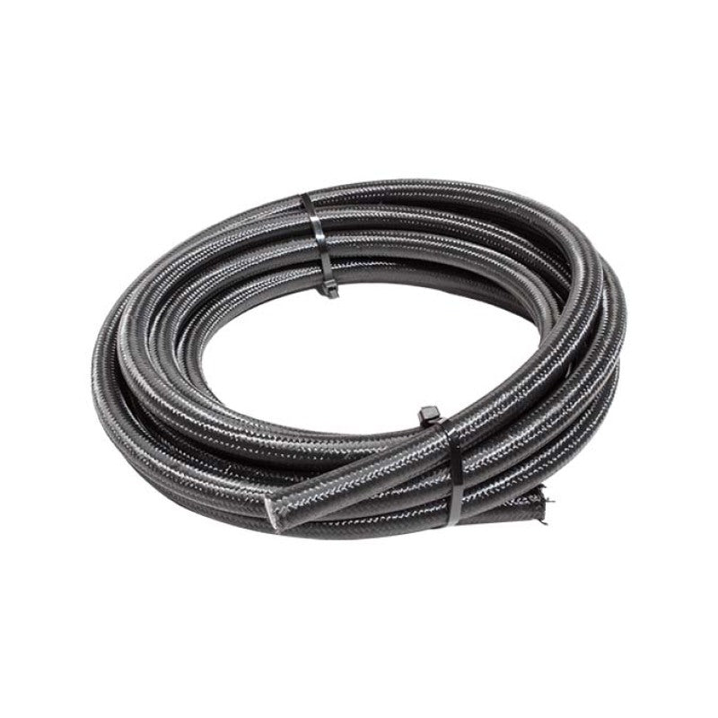 Snow SNF-60615B 6AN Braided Stainless PTFE Hose - 15ft (Black)