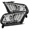 AlphaRex  880117 fits Ford 10-12 Mustang LUXX LED Proj Headlights Plank Style Ch