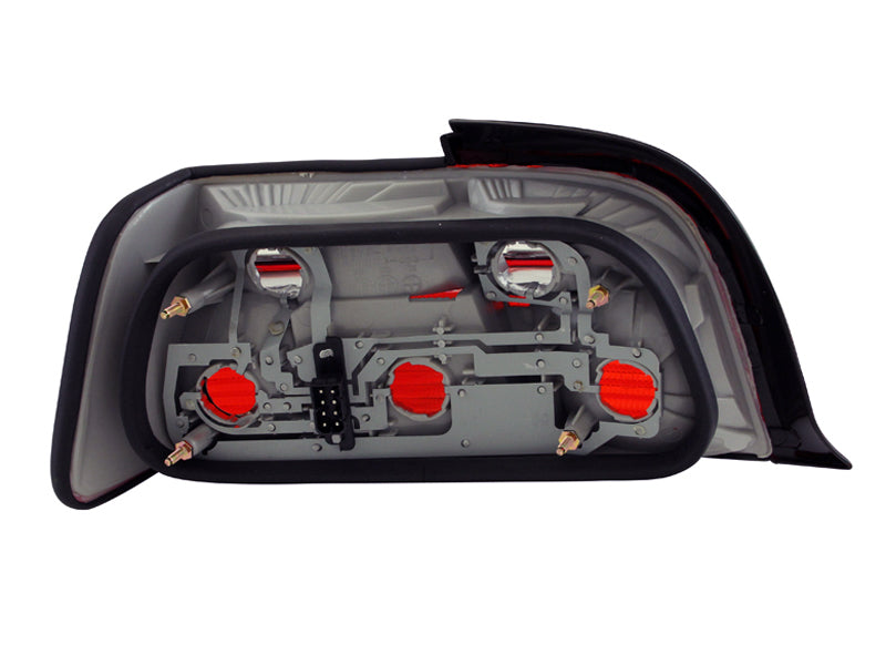 ANZO 221215 1998 fits BMW 92-19 3 Series E36 Coupe/Convertable Taillights Red/Clear