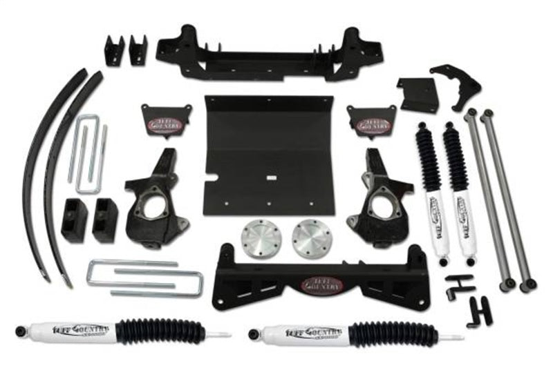 Tuff Country 16960KN 2006 fits Silverado 1500 4X4 6in Lift Kit (w/3pc Sub Frm w/o Fcty Air Ride Shocks SX8000)
