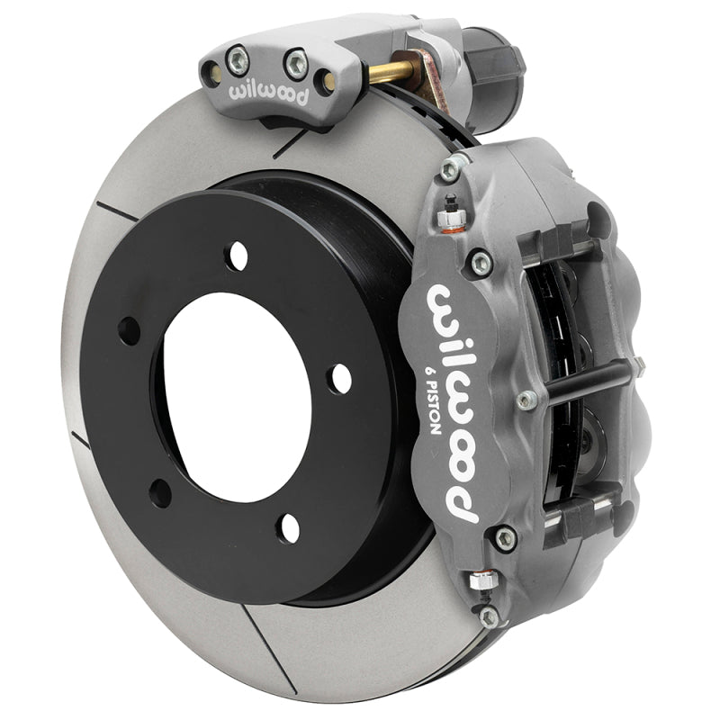 Wilwood 140-17347 15-20 fits Toyota Land Cruiser J70 Rear FNSL6R Big Brake Kit - GT Slotted Rotor w/ EPB & Lines