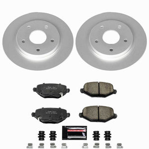 Power Stop 12-16 Chrysler Town & Country Rear Z23 Coated Brake Kit