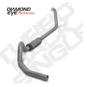 Diamond Eye Performance K4329A Diamond Eye KIT 4in Turbo Back Single AL 450 00-early 03 fits Ford 7.3L Powerstroke F450