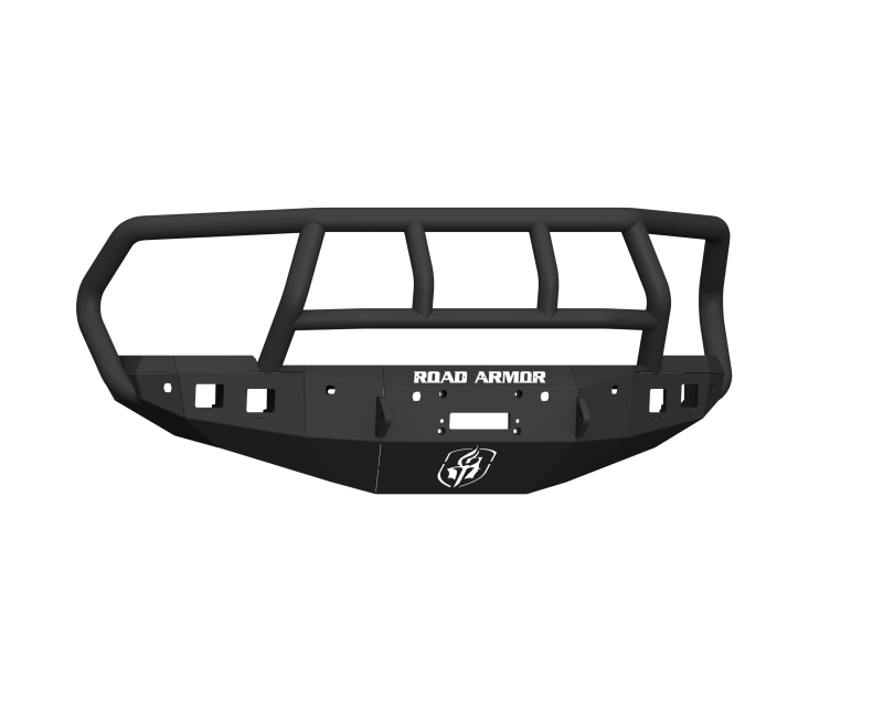 Road Armor 4162F2B 16-18 Ram 2500 Stealth Front Winch Bumper w/fits Titan II Guard/6 Sensor Holes - Tex Blk