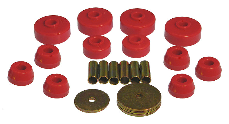 Prothane 18-101 79-88 fits Toyota Truck 4wd Body Mount Kit - Red