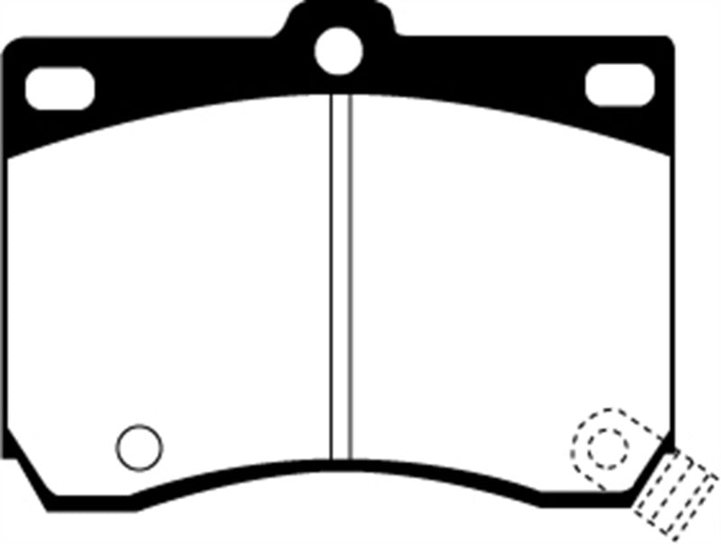 EBC DP2824 fits Ford 91-96 Escort 1.8 Greenstuff Front Brake Pads